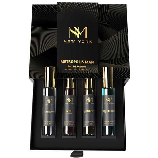 NM New York Metropolis Luxury Perfume Set Of 4