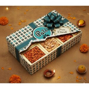 Ghasitaram Gifts – Diwali Gifts Orange Dry fruit Box 200gms |Dryfruit Gift Hamper|DryFruit Gift Pack|