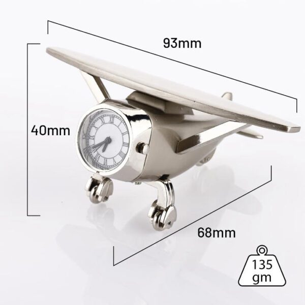 Aeroplane Miniature Table Clock