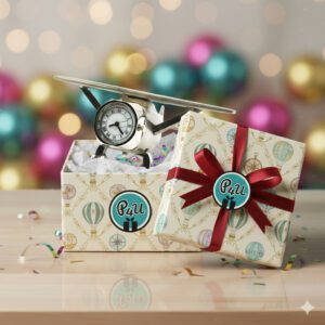 Aeroplane Miniature Table Clock