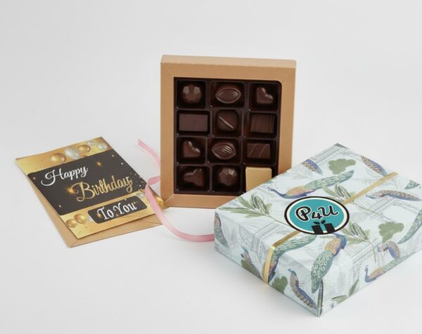 Happy Birthday Chocolate Gift Box and Greeting Card | Birthday Special